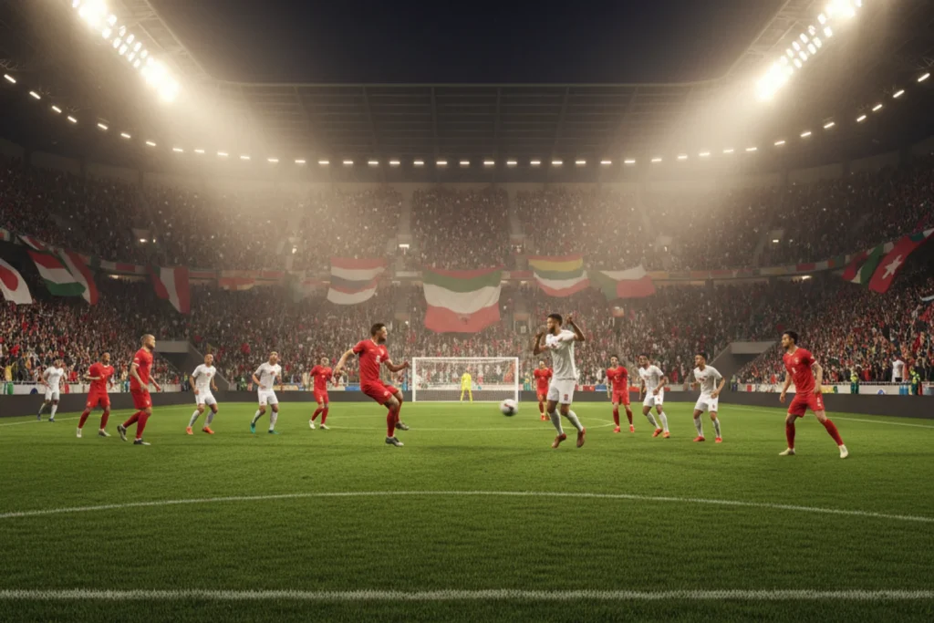 WM 2026 Qualifikation Wetten Übersicht mit Weltkarte und Fußball